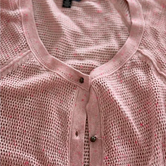 American Eagle Speckled Confetti Knit Cardigan Sz L - Picture 5 of 9